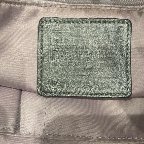 Authentic Leather Coach Satchel/ Shoulder Handbag - Picture 9 of 11